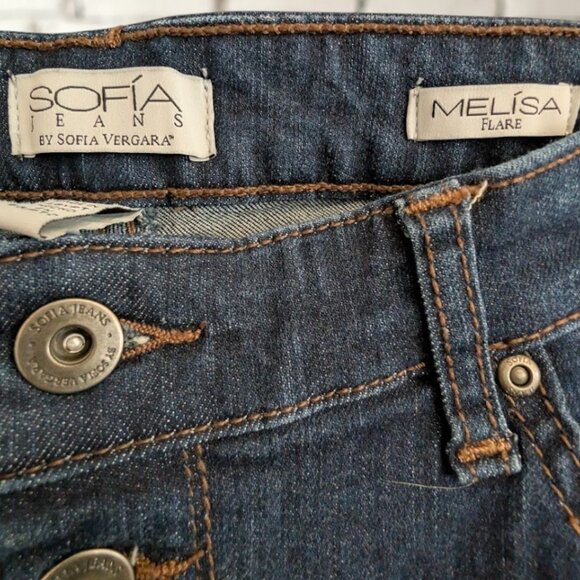 Sofia Vergara Melisa Flare High Rise Stretch women's Jeans Size 18 EUC - Picture 4 of 5